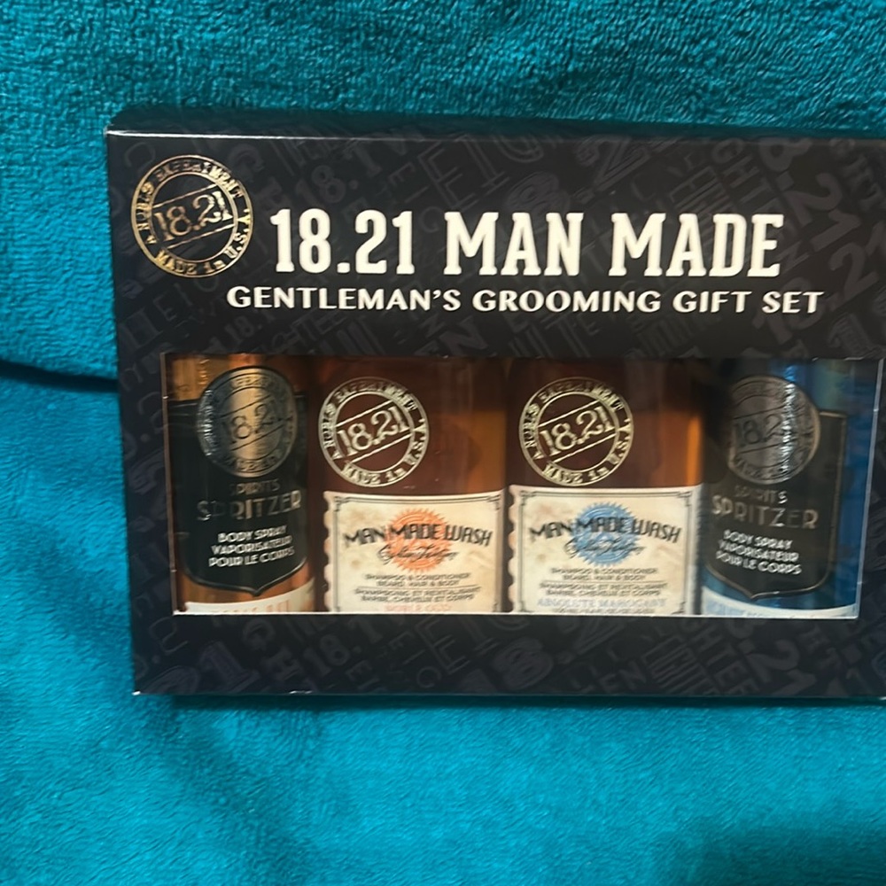 18.21 man made gentleman’s grooming gift set